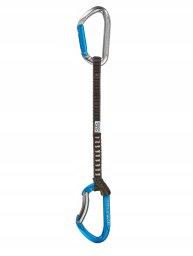 Ekspres wspinaczkowy Climbing Technology Salto Set UL 22 cm - titanium/electricblue