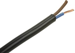 Przewód OMY 2x0,5mm2 29736 H03VV-F 300/300V krążki czarny