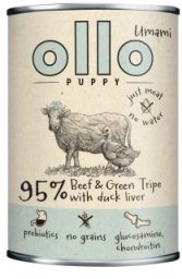 Ollo Puppy Umami Woł. żwacze z Kaczą Wątrobą 850g