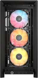 Corsair PC Case | Frame 4000D RS ARGB Modular | Juodas | Mid-Tower | Power supply included No