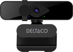 Internetinė kamera DELTACO, 2K QHD su 360° pasisukimu, pakreipiama aukštyn/žemyn, 2MP, juodas / W-200 / 1902913