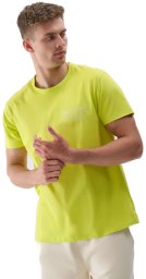 KOSZULKA MĘSKA BAWEŁNIANA T-SHIRT MĘSKI SPORTOWY Z NADRUKIEM 4F M2472