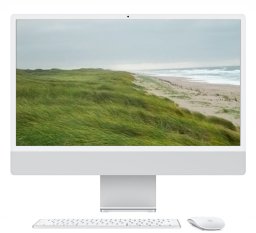 APPLE iMac Z1EH 59,62cm 23,5Zoll Standardglas M4 10C CPU/10C GPU/16C N.E. 16GB 256GB SSD Gbit Eth MM NumKey TID DE Silber