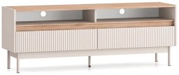 Szafka RTV DUMI 07 2S 154 kaszmirowa/dąb cremona ML MEBLE