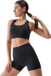 Legginsy damskie krótkie 4F FNK F021 głęboka czerń 4FRSS25TFSTF021 20S M