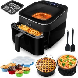 Frytkownica beztłuszczowa Yoer Air Fryer Frytkownica beztłuszczowa FryVision AF04BK
