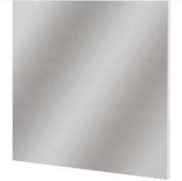 Lustro kwadratowe 60x60cm Biały połysk Klasyczny design Uni