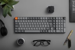 Keychron K17 MAX QMK/VIA Hot Swap Low Profile Mechanical Keyboard, Gateron Brown Switches