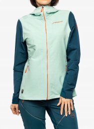 Kurtka skiturowa damska La Sportiva Descender Storm Jkt - iceberg/storm blue