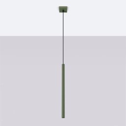 Lampa wisząca PASTELO 1 zielona oliwka SOLLUX LIGHTING