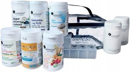 ALINESS TRAVEL SET Idealny na wakacje Zestaw suplementów Probiotyki Węgiel one size