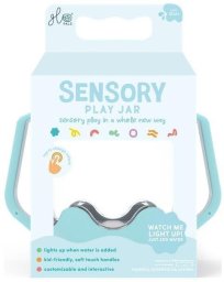 Glo Pals, Słoik sensoryczny do napełnienia wodą, kolor błękitny