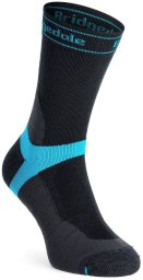 Skarpety męskie Bridgedale MTB Mid Season Weight T2 Merino Sport Boot - dark grey 36 - 39