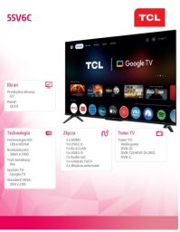 tcl Telewizor LED 55 '' 55V6C