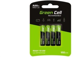 Akumulator Ni-MH R03 AAA 950mAh 1,2V (Ready 2 Use) Green Cell 3x BLISTER 4szt.