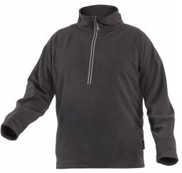 Bluza polarowa GTV Hoegert HT5K374-M EDER z zamkiem 3/4 czarna M