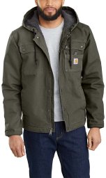 Kurtka męska Carhartt Sandstone Barlett Jacket Moss zielona r. L