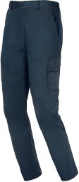 ISSA EASYSTRETCH 8038B - spodnie bojówki 6 kieszeni, 97% bawełna, 3% elastan, 260 g/m2, elastyczny pas - szara XS