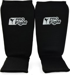Ochraniacz na goleń stopę Step 1104 Profight czarny Cotton czarny S