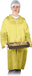 FLAB - Fartuch laboratoryjny - szary/stalowy - M-3XL - (jednorazowy) 3XL