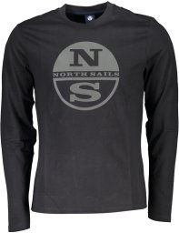 NIEBIESKI T-SHIRT MĘSKI Z DŁUGIM RĘKAWEM NORTH SAILS L