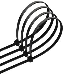 Organizer Aigostar  Nylonowa opaska zaciskowa 30 szt. 4,8x350 mm czarna