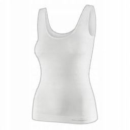 Brubeck TA1059W Koszulka damska bez rękawów COMFORT MERINO kremowy S