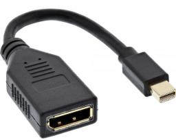 Adapter AV InLine DisplayPort Mini - DisplayPort czarny (17150S)