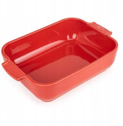 Peugeot APPOLIA Naczynie prostokątne 25 cm Red