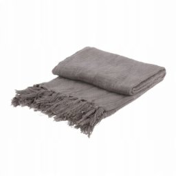 Home Styling Collection Narzuta z frędzlami, 130 x 170 cm
