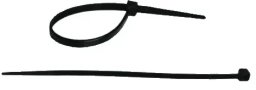 Nylonowe opaski zaciskowe czarne 3,6x200mm (100szt.)