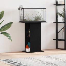 vidaXL Szafka pod akwarium, czarny dąb, 60,5x36x72,5 cm