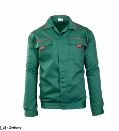 AMBL - MAX-POPULAR BLUZA ZIELONY, POLIESTER/BAWEŁNA (65% /35%), 260G/M2, - biały 46