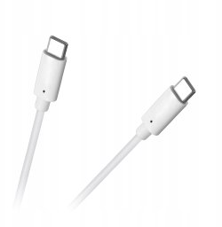 Kabel USB Cabletech USB-C - USB-C 1.5 m Biały (KPO4025-1.5)