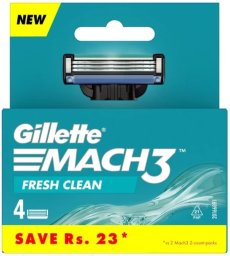 Gillette Mach 3 Wkład do maszynki 4szt.