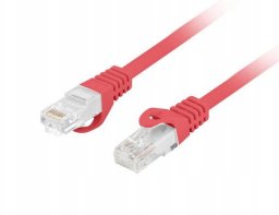 PATCHCORD KAT.6 UTP LSZH CU 1.5M CZERWONY FLUKE PASSED LANBERG