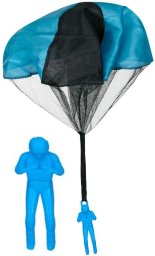 SPADOCHRONIARZ LATAJĄCY FIGURKA ZABAWKA 50CM NIEBIESKI