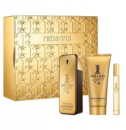 SET PACO RABANNE 1 Million Men EDT spray 100ml + SHOWER GEL 100ml + EDT 10ml