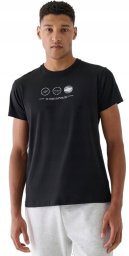 Męska koszulka bawełniana 4F M2481 casualowy T-SHIRT sportowy R. M