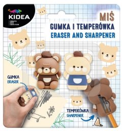 Temperówka i gumką zestaw