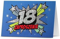 Pan Dragon Zaproszenie Urodziny 18 (5szt)
