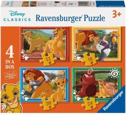 Puzzle 4w1 Król Lew