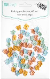 Papierowe kwiaty 60szt
