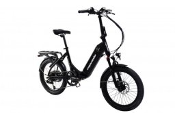 Elektrinis sulankstomas dviratis Capriolo 20", juodas