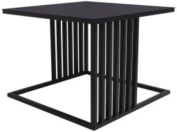 Designerski stolik do salonu Kaja Home KS-18 STOLIK Kaja metalowy czarny