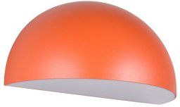 Ścienna lampa metalowa MAAS 262460140 kopuła IP44 pomarańczowa