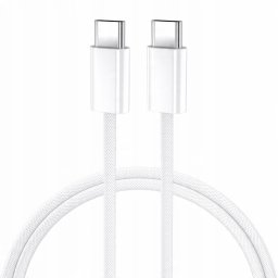 BWOO kabel USB-C - USB-C 1m 60W do iPhone 15 BO-X284 biały
