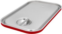 Pokrywa GN 1/1 z uszczelką silikonową ze stali nierdzewnej | TECHNICA, Platinum Line