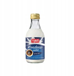 Śmietanka mleczko do kawy 10% w szklanej butelce