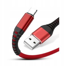 Kabel USB USB-A - USB-C 2 m Czerwony (27971)